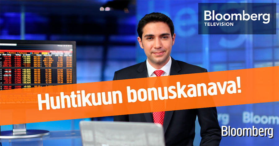 Huhtikuun 2025 bonuskanava on Bloomberg TV